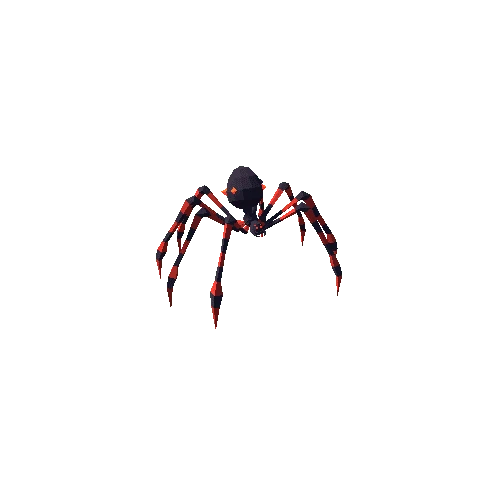 Demo Polygonal Spiderling Venom Red